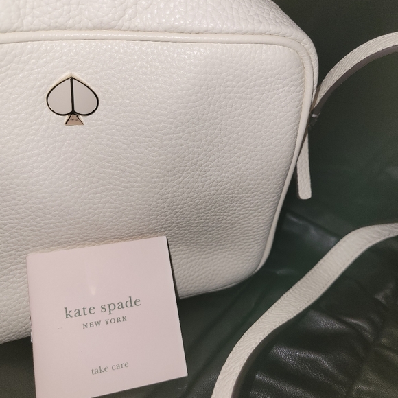 Kate Spade white textured crossbody bag - Picture 8 of 9